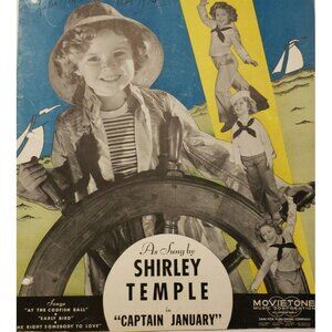 Sheet Music "The Right Somebody to Love" Shirley Temple Capt. January 1936